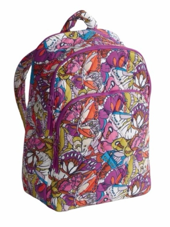 Vera Bradley Handbags - NWT Vera Bradley Large Multipocket Butterfly Print Backpack Flutter Pattern
